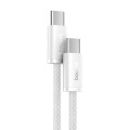 Baseus Dynamic 3 Series Fast Charging Data Cable Type-C to Type-C 100W, Length:1m(White)