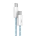 Baseus Dynamic 3 Series Fast Charging Data Cable Type-C to Type-C 100W, Length:1m(Blue)