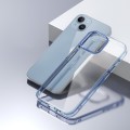 For iPhone 14 Plus Ice Color Clear Acrylic Hybrid TPU Phone Case(Sierra Blue)