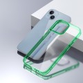 For iPhone 14 Plus Ice Color Clear Acrylic Hybrid TPU Phone Case(Green)
