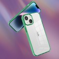 For iPhone 14 Plus Ice Color Clear Acrylic Hybrid TPU Phone Case(Green)