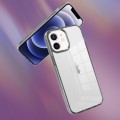 For iPhone 12 Ice Color Clear Acrylic Hybrid TPU Phone Case(Grey)