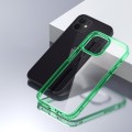For iPhone 12 Ice Color Clear Acrylic Hybrid TPU Phone Case(Green)