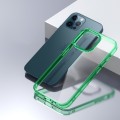 For iPhone 12 Pro Max Ice Color Clear Acrylic Hybrid TPU Phone Case(Green)