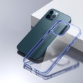 For iPhone 12 Pro Ice Color Clear Acrylic Hybrid TPU Phone Case(Sierra Blue)