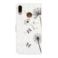 For Huawei P20 lite Oil Embossed 3D Drawing Leather Phone Case(Couple Dandelion)