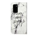 For Huawei P40 Oil Embossed 3D Drawing Leather Phone Case(Words Marble)