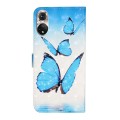 For Honor 50 Oil Embossed 3D Drawing Leather Phone Case(3 Butterflies)