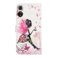 For Honor 50 Oil Embossed 3D Drawing Leather Phone Case(Flower Fairy)