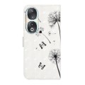 For Honor 90 Oil Embossed 3D Drawing Leather Phone Case(Couple Dandelion)