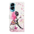 For Honor 90 Lite Oil Embossed 3D Drawing Leather Phone Case(Flower Fairy)