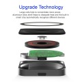 For iPhone / AirPods / iWatch Series 3 in 1 Portable Wireless Charger(Black)