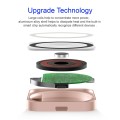 For iPhone / AirPods / iWatch Series 3 in 1 Portable Wireless Charger(Gold)