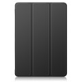 For Xiaomi Redmi Pad SE Acrylic 3-Fold Solid Color Smart Leather Tablet Case(Black)