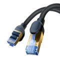 Baseus PCWL-A106 High Speed CAT7 10Gigabit Ethernet Braided Cable, Length:0.5m(Black)