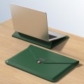 For 13/14 inch Envelope Holder Laptop Sleeve Bag(Dark Green)