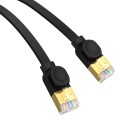 Baseus PCWL-A104 High Speed CAT7 10Gigabit Ethernet Flat Cable, Length:2m(Black)