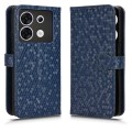 For Infinix Zero 30 5G Honeycomb Dot Texture Leather Phone Case(Blue)