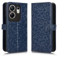 For Infinix Zero 30 4G Honeycomb Dot Texture Leather Phone Case(Blue)