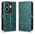 For Infinix Zero 30 4G Honeycomb Dot Texture Leather Phone Case(Green)