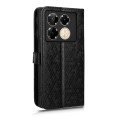 For Infinix Note 40 Pro 4G X6850 Honeycomb Dot Texture Leather Phone Case(Black)