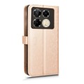 For Infinix Note 40 Pro 4G X6850 Honeycomb Dot Texture Leather Phone Case(Gold)