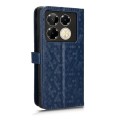 For Infinix Note 40 Pro 4G X6850 Honeycomb Dot Texture Leather Phone Case(Blue)