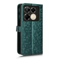 For Infinix Note 40 Pro 4G X6850 Honeycomb Dot Texture Leather Phone Case(Green)