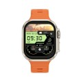 iW9 Ultra 2.04 inch Screen Smart Call Watch, BT Call / Heart Rate / Blood Pressure / Blood Oxygen(Or