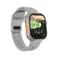 iW9 Ultra 2.04 inch Screen Smart Call Watch, BT Call / Heart Rate / Blood Pressure / Blood Oxygen(Gr