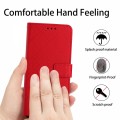 For Honor X9a / Magic5 Lite 5G Rhombic Grid Texture Leather Phone Case(Red)