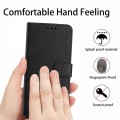 For TCL 40 SE Rhombic Grid Texture Leather Phone Case(Black)