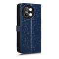 For vivo S18e Honeycomb Dot Texture Leather Phone Case(Blue)