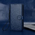 For vivo Y100 Indonesia Honeycomb Dot Texture Leather Phone Case(Blue)