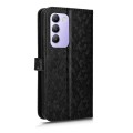 For vivo Y200E Global Honeycomb Dot Texture Leather Phone Case(Black)