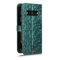 For Kyocera Torque G06 KYG03 Honeycomb Dot Texture Leather Phone Case(Green)