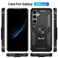 For Samsung Galaxy S24 5G Shockproof TPU + PC Phone Case(Black)