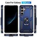 For Samsung Galaxy S24 5G Shockproof TPU + PC Phone Case(Blue)
