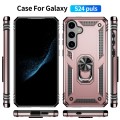 For Samsung Galaxy S24 5G Shockproof TPU + PC Phone Case(Rose Gold)