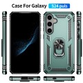 For Samsung Galaxy S24+ 5G Shockproof TPU + PC Phone Case(Dark Green)