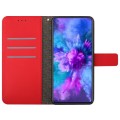 For OPPO Reno11 F 5G/F25 Pro 5G Rhombic Grid Texture Leather Phone Case(Red)