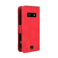 For Kyocera DuraForce EX KC-S703 Skin Feel Calf Texture Card Slots Leather Phone Case(Red)