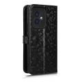 For Honor 100 5G Honeycomb Dot Texture Leather Phone Case(Black)