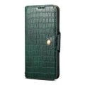 For Huawei Mate 50 Pro Denior Crocodile Texture Oil Edge Leather Phone Case(Green)