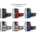 For Honor X7a 4G CD Texture Sliding Camshield Magnetic Holder Phone Case(Purple)