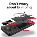 For Tecno Camon 20 Premier 5G CD Texture Sliding Camshield Magnetic Holder Phone Case(Pink)