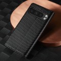 For Google Pixel 9 LC.IMEEKE Carbon Fiber Leather Phone Case(Vertical Black)