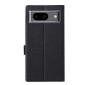 For Google Pixel 8 ViLi K Series Shockproof Magnetic Flip Leather Phone Case(Black)