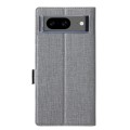 For Google Pixel 8 ViLi K Series Shockproof Magnetic Flip Leather Phone Case(Grey)