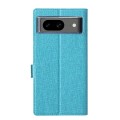 For Google Pixel 8 ViLi K Series Shockproof Magnetic Flip Leather Phone Case(Blue)